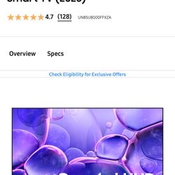 S-Mart TV UHD 86 Inches Samsung