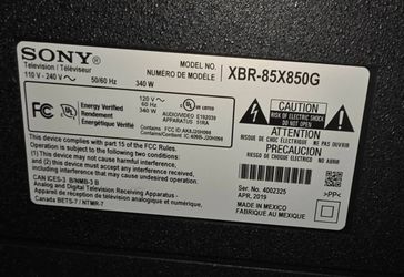 Sony XBR-X850G 85-Inch LED TV