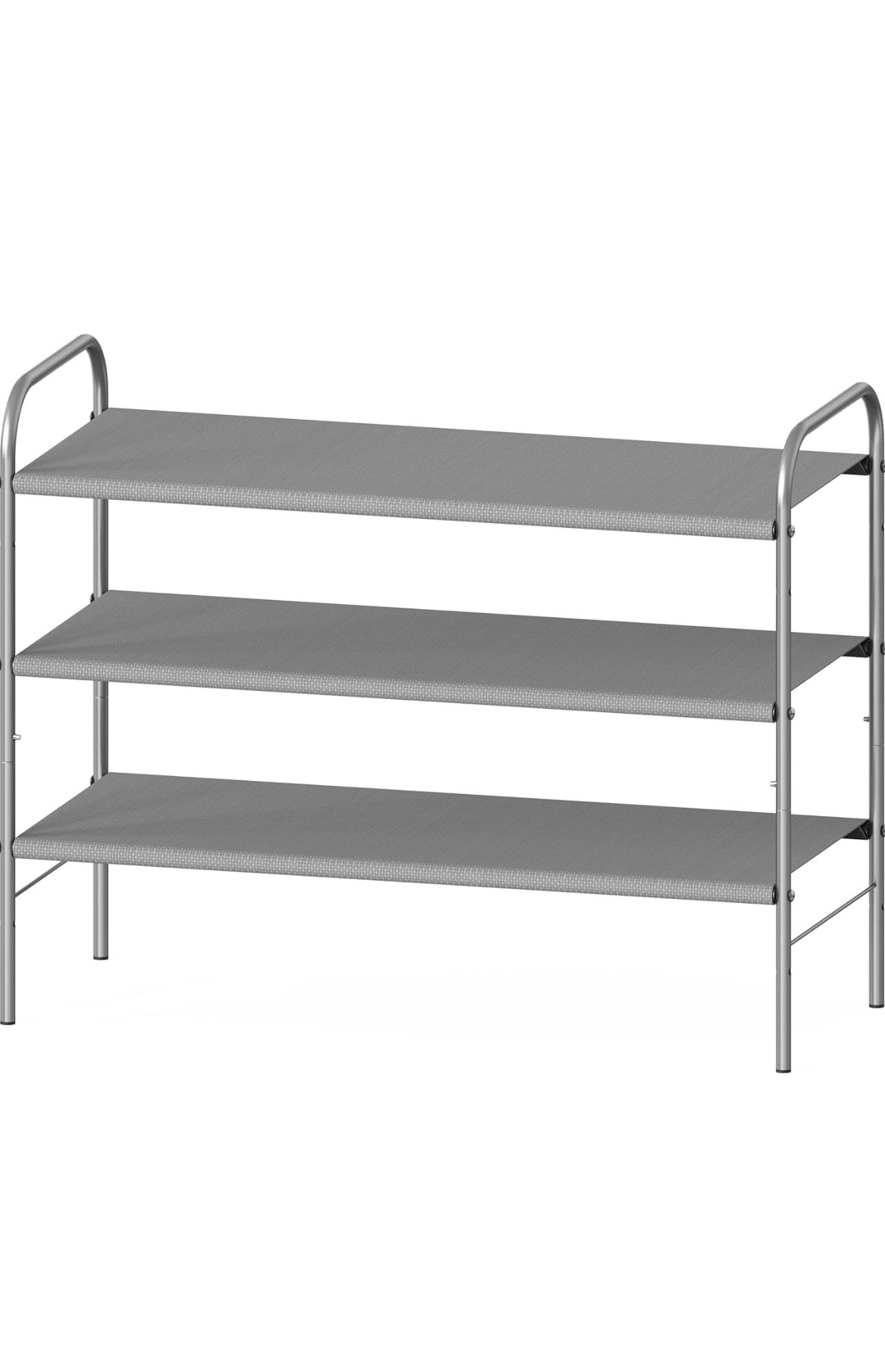 Shoe Rack Storage Organizer, Grey