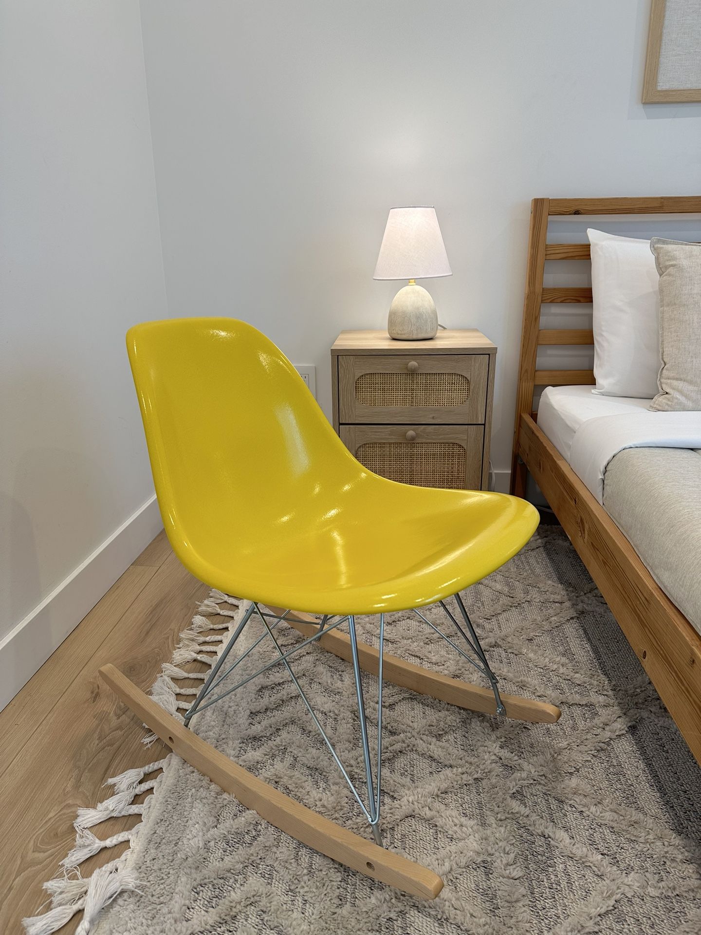 Modernica Fiberglass Shell Rocking Chair