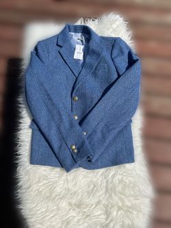 J CREW HERRINGBONE SCHOOLBOY BLAZER JACKET SIZE 4