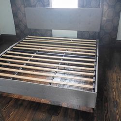 King Sized Bed Frame With Under Storage