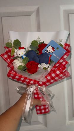 Mini Hello Kitty Plush Flower Bouquet 💐 Birthday Gift💐 Gift💐