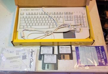 Vintage Cirque (CIC360) Input Center Glidepoint Keyboard w/ Signing Tool