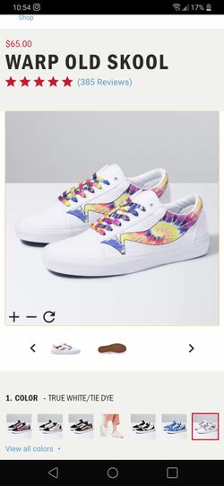 Vans Warp Old Skool size 9M 10.5W