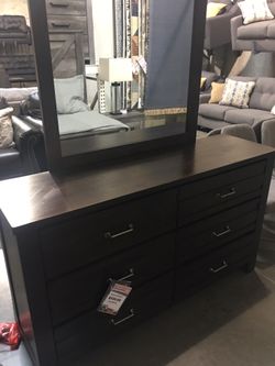 Dresser with Mirror - Floor Model Clearance Sale
