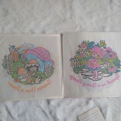 sealed Vintage Blossom and Friends 1980s Avon Iron-on transfers