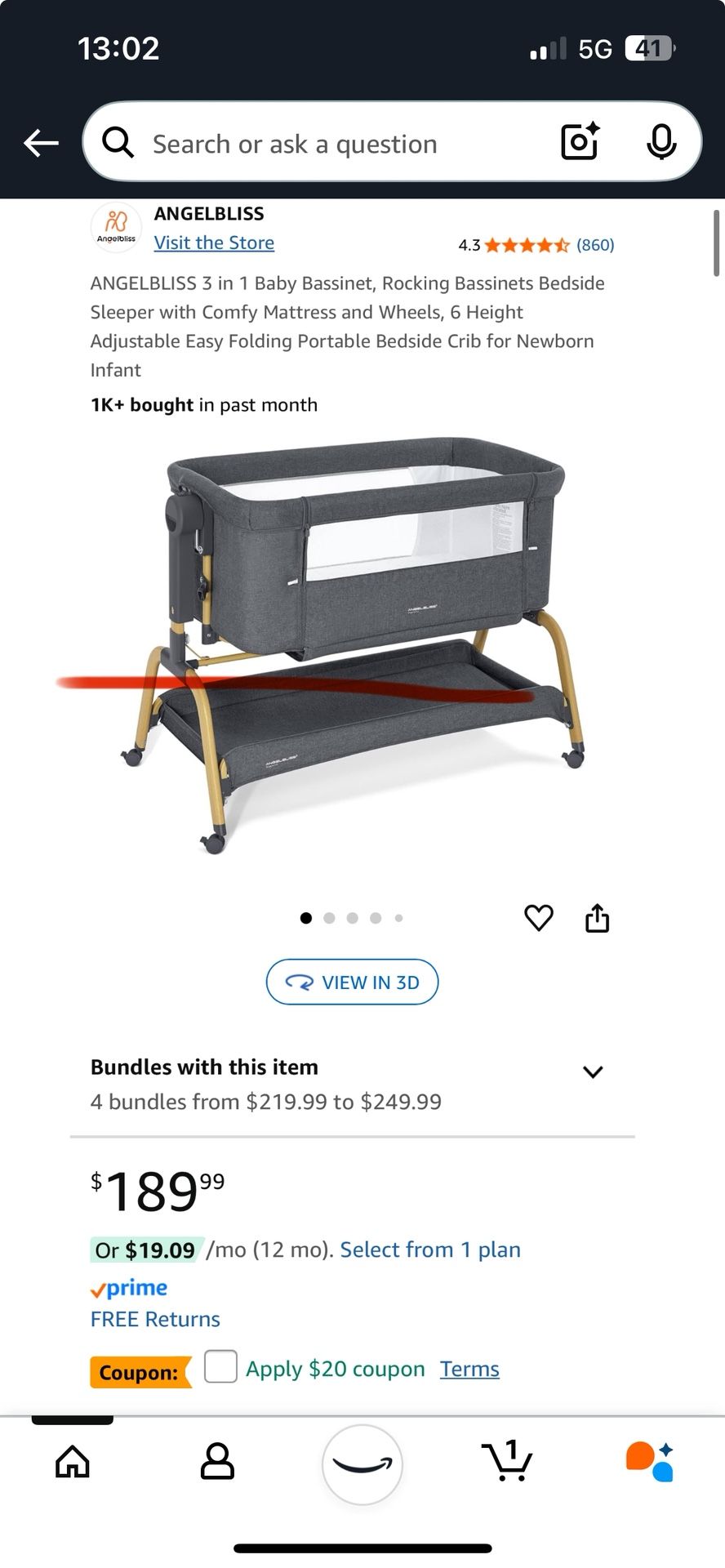 Bedside Bassinet