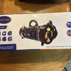 Portable Bluetooth Speaker Wireless Subwoofer AUX FM
