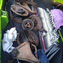 1963 Impala Control Arms And Break Drums With Wheel Hubs