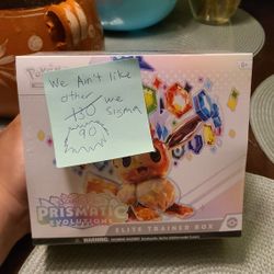 Prismatic Evolution ETB aka Trainer Box