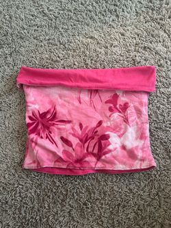 Hollister floral tube top!