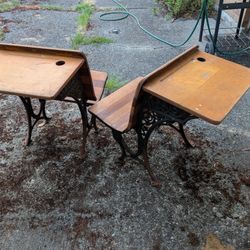 Antique School Desks