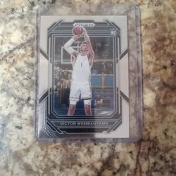 Victor Wembanyama Rookie Card Silver Prizm 2023 Panini Prizm Draft Picks Card#2