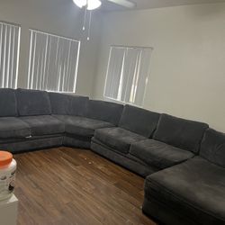 Dark Gray Sectional 