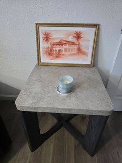 Micarta end tables ×2