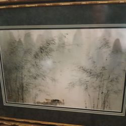 Framed Chinese Landscape 