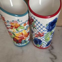 Pioneer Woman Ceramic Utensil Holder