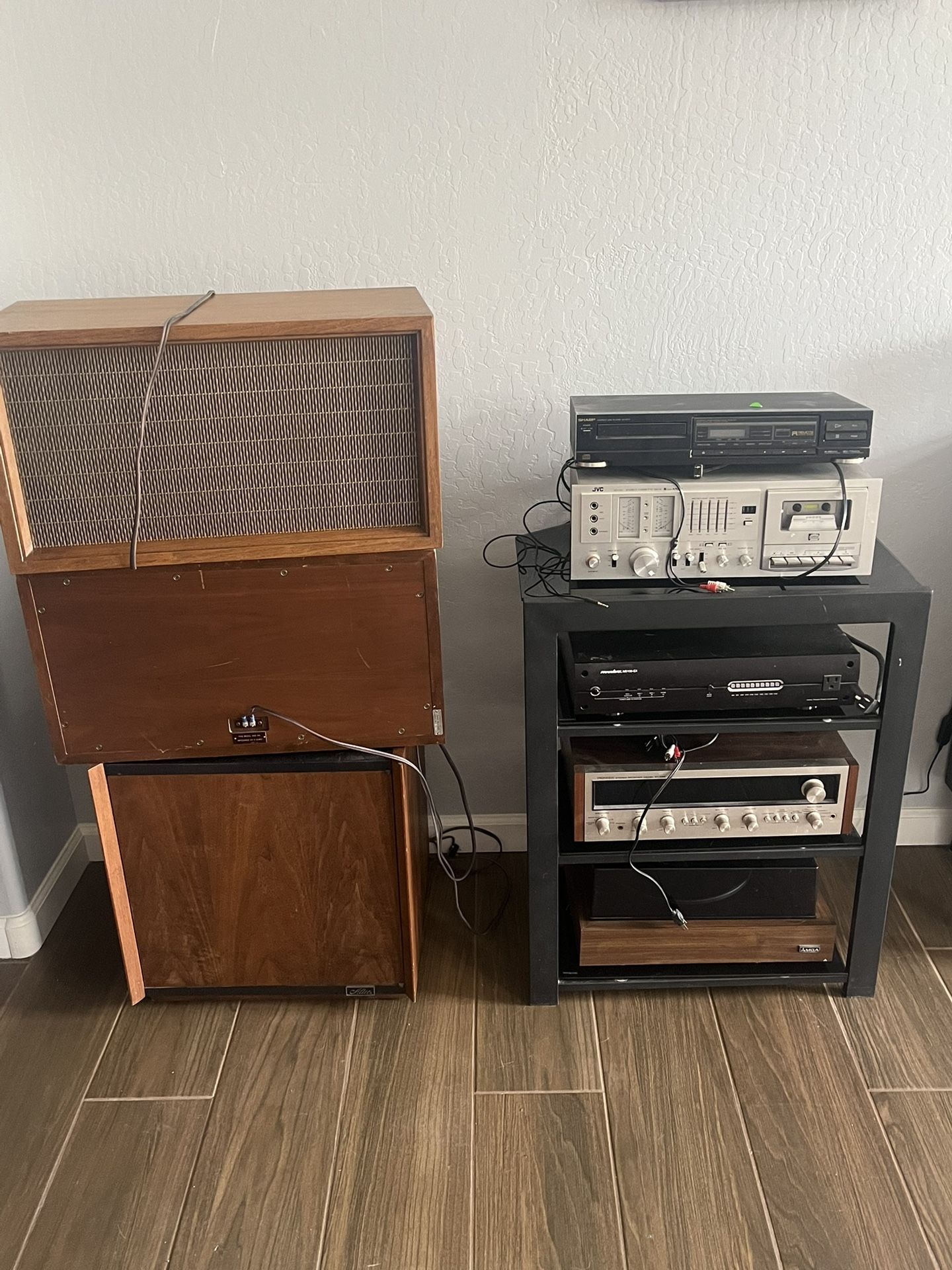 Vintage stereo set
