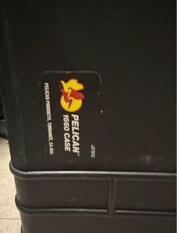 Pelican 1660 Hard Case Black