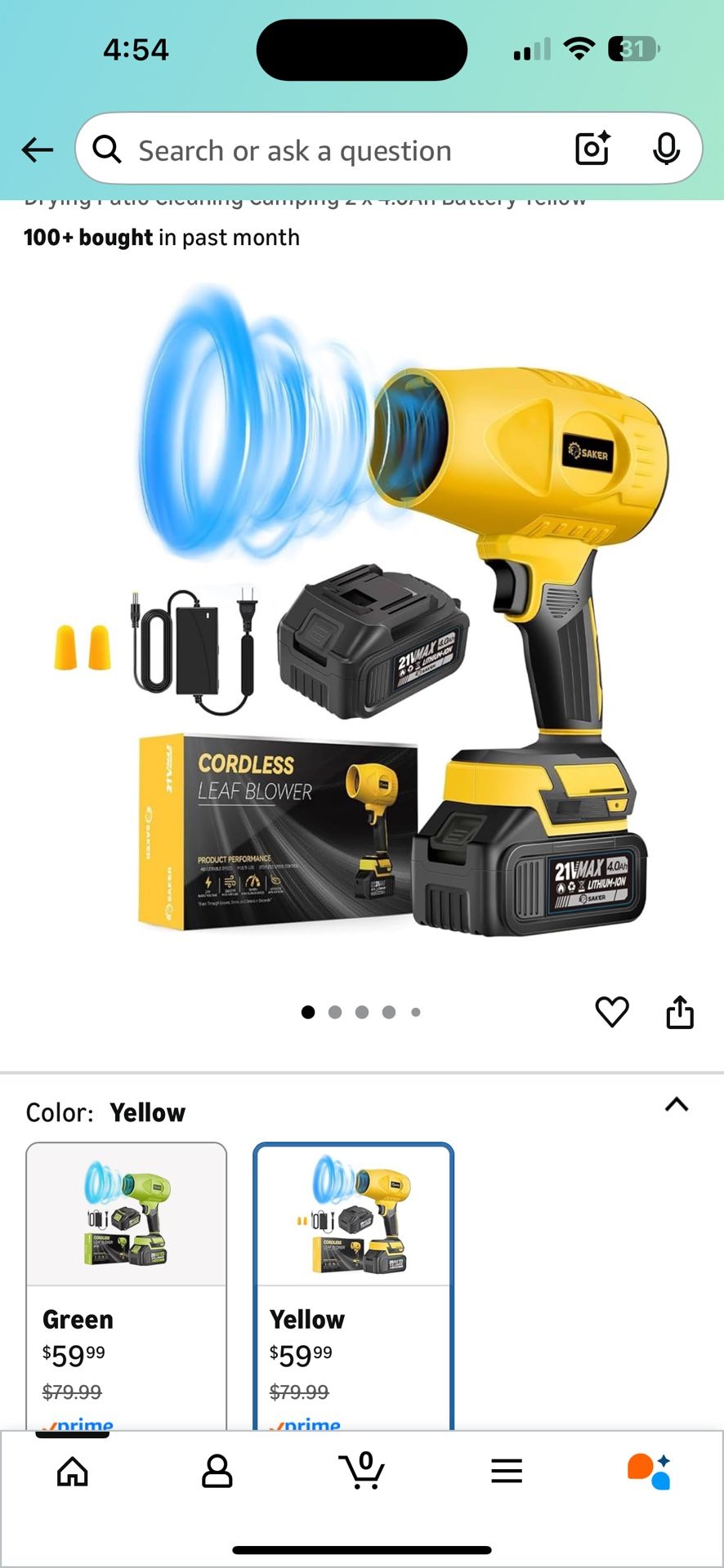 Handheld Leaf Blower