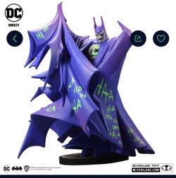 Batman Black and White Statue: Batman #423 Jokerized by Todd Mcfarlane
