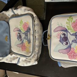 Disney Stitch Backpacks Hoodie Lunchbox