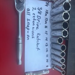 Snap On Ratchet Set