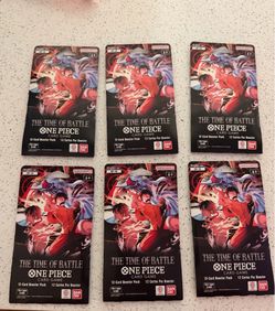 One Piece Time of Battle Booster Packs