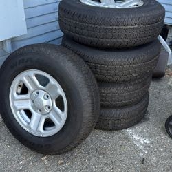 OEM Jeep Wrangler JK 16” Wheels & Goodyear Tires – Set of 5 – Like New