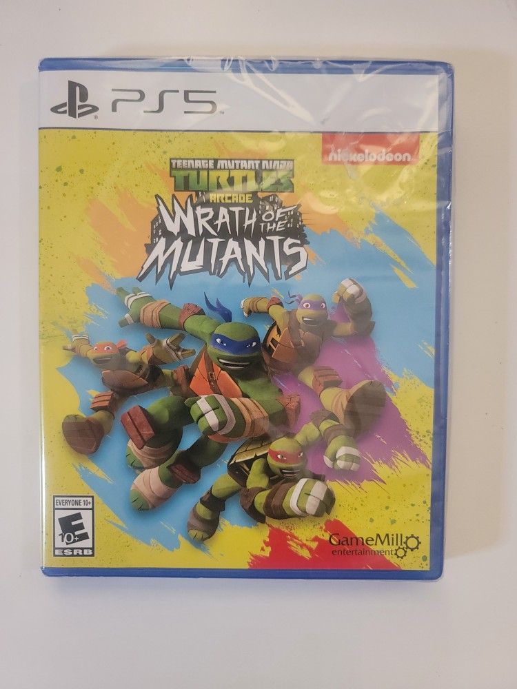 Ps5 Game.. Tmnt Arcade Wrath Of The Mutants Brand New !!!
