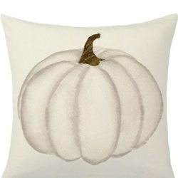 18x18 inch Fall Throw Pillow Cover Watercolor Pumpkin Cushion Cover Autumn Decor Fall Pumpkins Pillow Cover 

