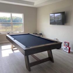 Rustic Pool Table Brand New 