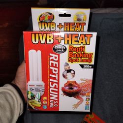 Zoo Med UVB+ Heat Light Bulbs 