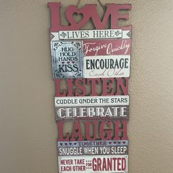 Valentines Decorative Sign