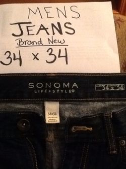 Men's Sonoma jeans 34x34 Like new condition