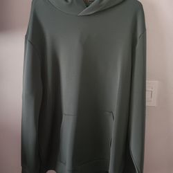 Mens Size Xxl Members Mark Sandwash Olive Green Hoodie 