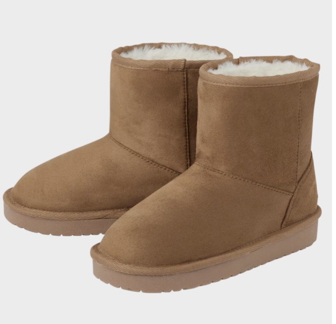 The Children’s Place Girls Mid Teddy Boots - Tan, Like new
