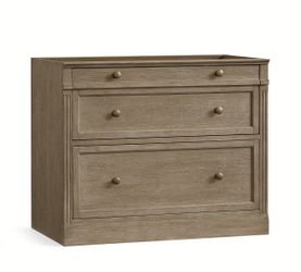 3-Drawer Wood Dresser with Brass Knobs - Have 2!