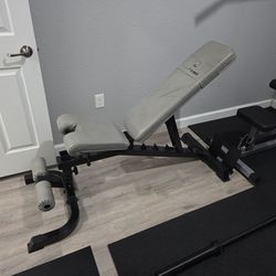 Workout bench adjustable incline decline