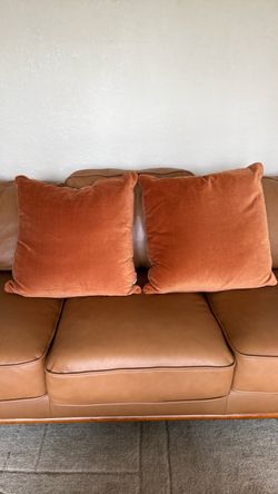 World Market Copper Velvet Throw Pillows – Set of 2