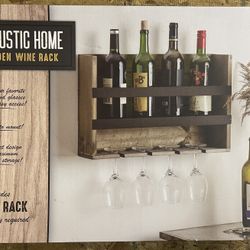 Wooden Wine Rack (brand new, never opened)