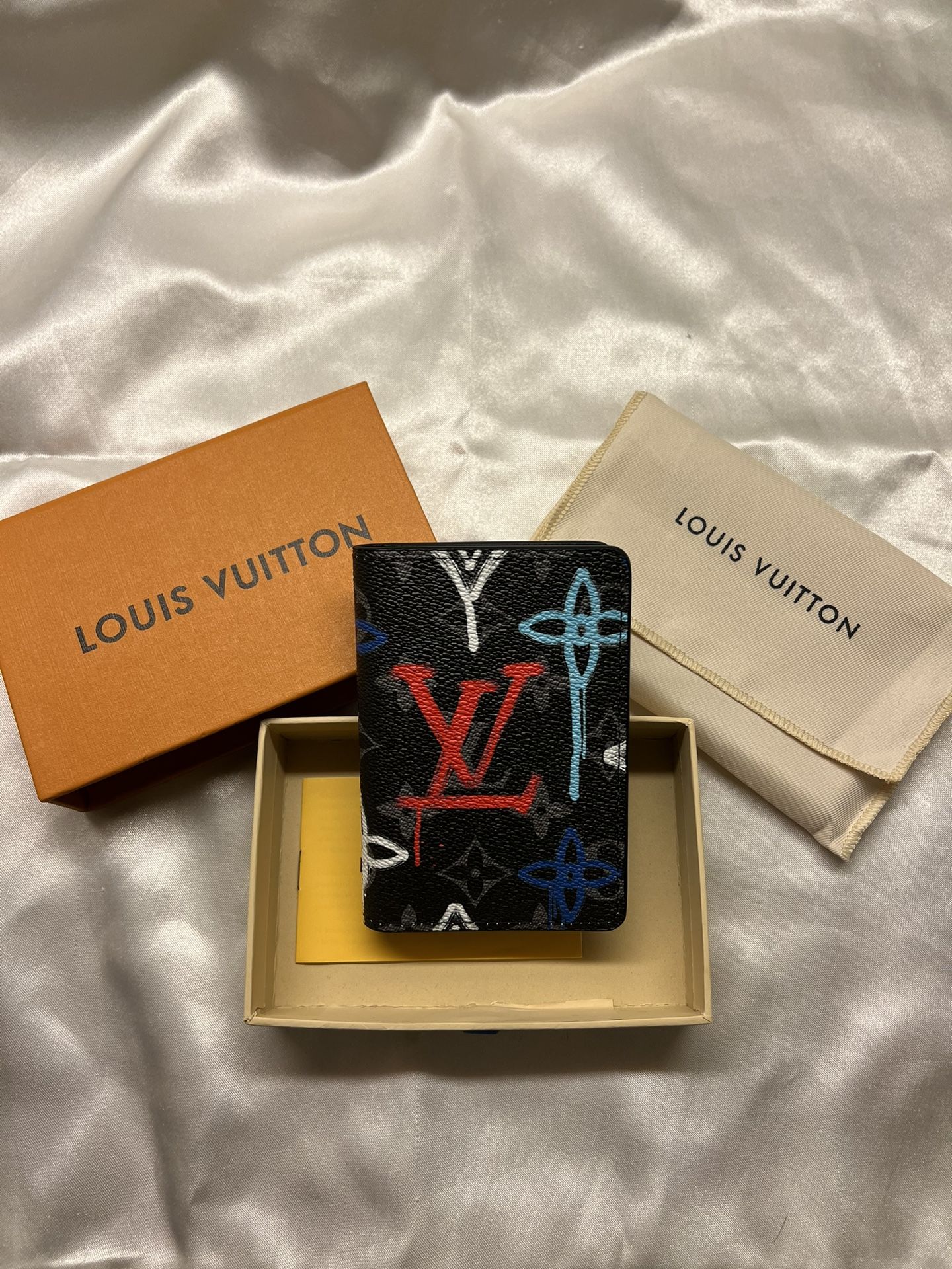 Louis Vuitton Graffiti Monogram Eclipse Pocket Organizer