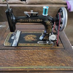 New Home Vintage Treadle Sewing Machine