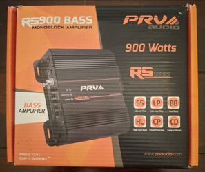 New PRV Bass Monoblock Amplifier
