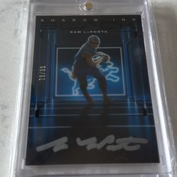 Panini Black Sam LaPorta Shadow Ink Auto /99