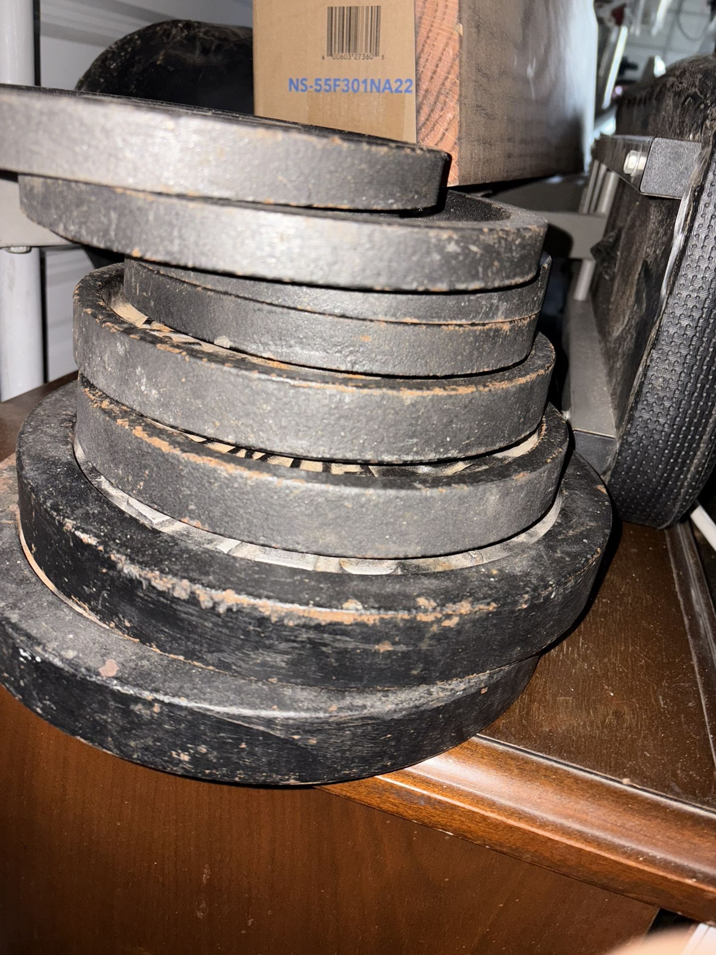 Used Olympic Weight Set And Bar