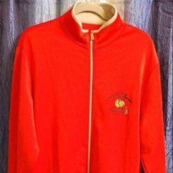 Chicago Blackhawks Size M "SIX TIME CHAMPIONS" Zip-Up Jacket By Antigua IMMACULATE CONDITION! Please Read Description.