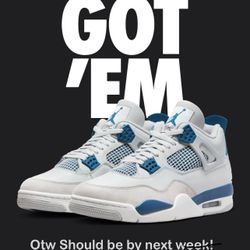 Jordan 4 Military Blue