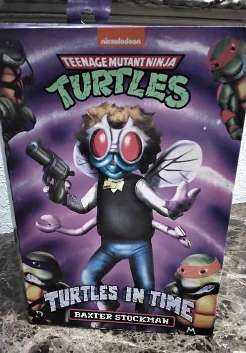 TMNT  $35 - Baxter Stockman & Accessories- "TURTLES IN TIME" - New